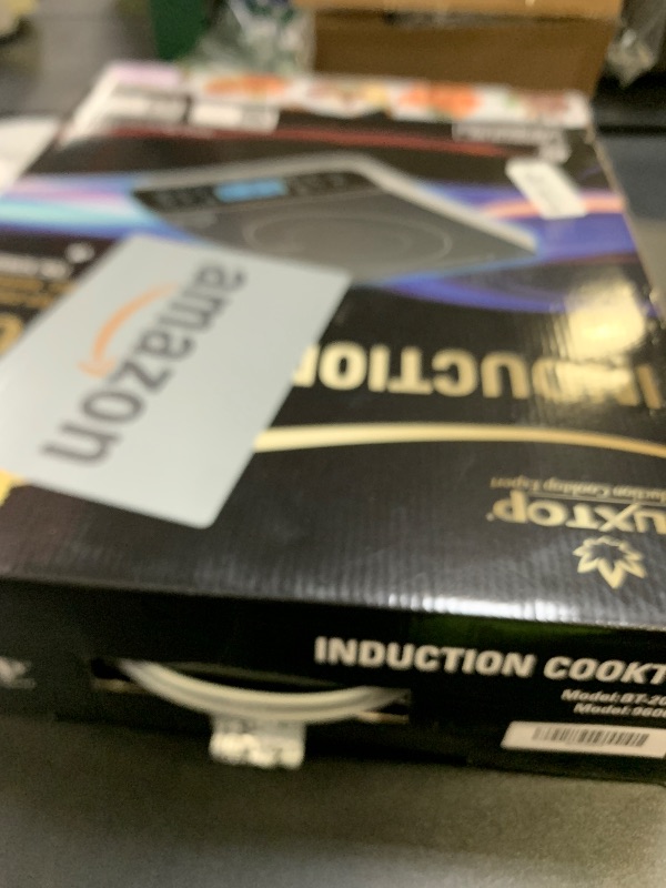 Photo 1 of Duxtop Portable Induction Cooktop Burner, Induction Hot Plate with LCD Sensor Touch 1800 Watts, Silver 9600LS/BT-200DZ