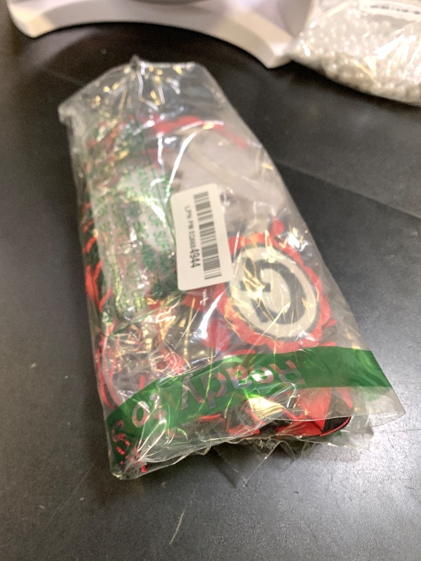 Photo 1 of JOTFA Graduation Leis 2025 and Graduation Cords, Graduation Money Leis with 8 Graduation Glitter Patches for Graduation Party Decorations (Graduation Lei & Graduation Cord, Red & Black)