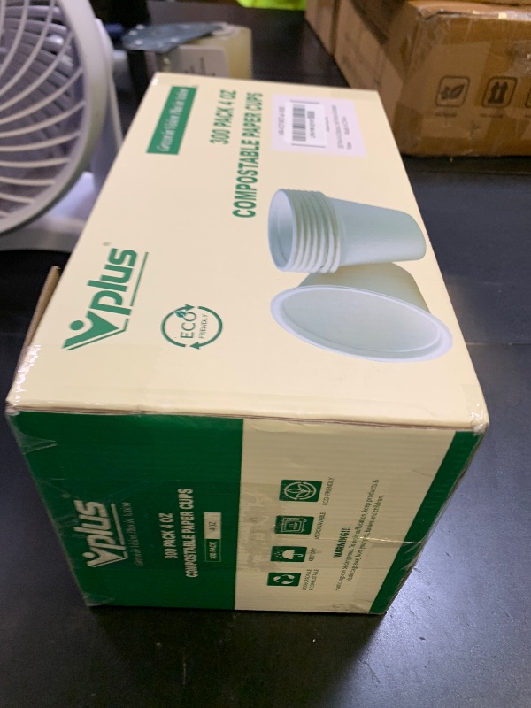 Photo 1 of Vplus 300 Pack 4 OZ Disposable Souffle Cups, 100% Compostable Portion Cups, Made From Bagasse Fibe, Perfect For Dips, Food Sample, Jams, Honey, Sauces, Nuts