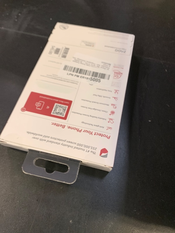Photo 1 of ZAGG InvisibleShield Glass Screen Protector for iPhone 16e/ 14/13/ 13 Pro - 3X Shatter Protection, Anti-Fingerprint Technology, Easy to Install