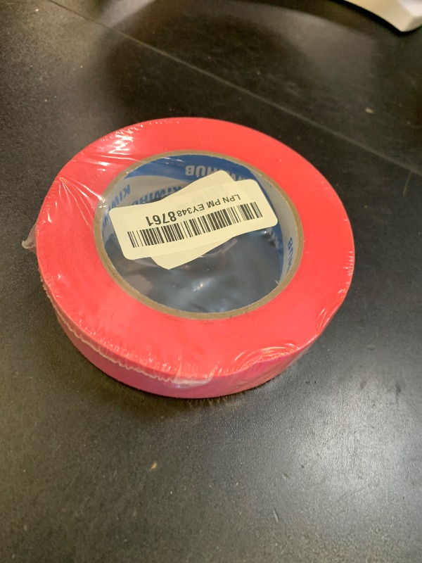 Photo 1 of KIWIHUB Pink Painter's Tape,1" x 60 Yards - 14 Day Easy Removal Decorative Masking Tape for Painting,Labeling,DIY Crafting,Decoration and School Projects