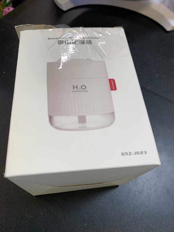 Photo 1 of Portable Mini Humidifier, 500ml Small Cool Mist Humidifier, USB Personal Desktop Humidifiers for Baby Bedroom Travel Office Home, Auto Shut-Off, 2 Mist Modes, Super Quiet, White
