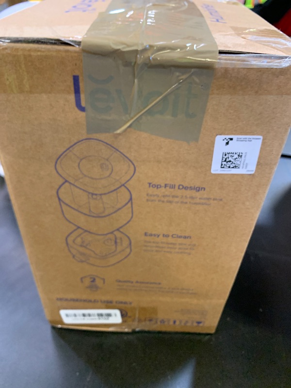 Photo 1 of LEVOIT Top Fill Humidifiers for Bedroom, 2.5L Tank for Large Room, Easy to Fill & Clean, 28dB Quiet Cool Mist Air Humidifier for Home Baby Nursery & Plants, Auto Shut-off and BPA-Free for Safety, 25H