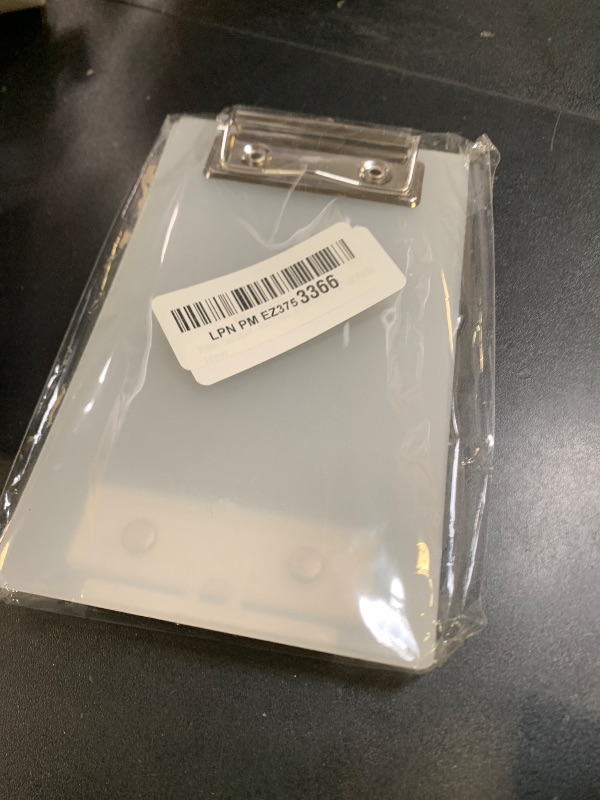 Photo 1 of Primo Factotum - Mini Clipboard - Frosted Transparent 4" x 6" - (2 Pack)