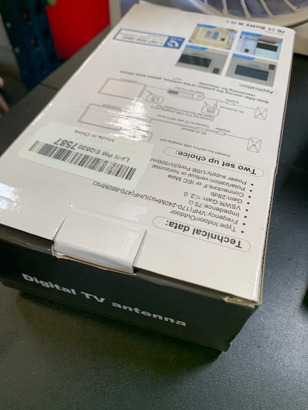 Photo 1 of 2025 Upgraded TV Antenna Indoor, 2800+ Miles Range Digital Antenna for Smart TV Indoor, HDTV Antenna for Local Channels with Amplifier, Outdoor Antenna Support 8K 4K 1080p All TVs -38FT Coax Cable