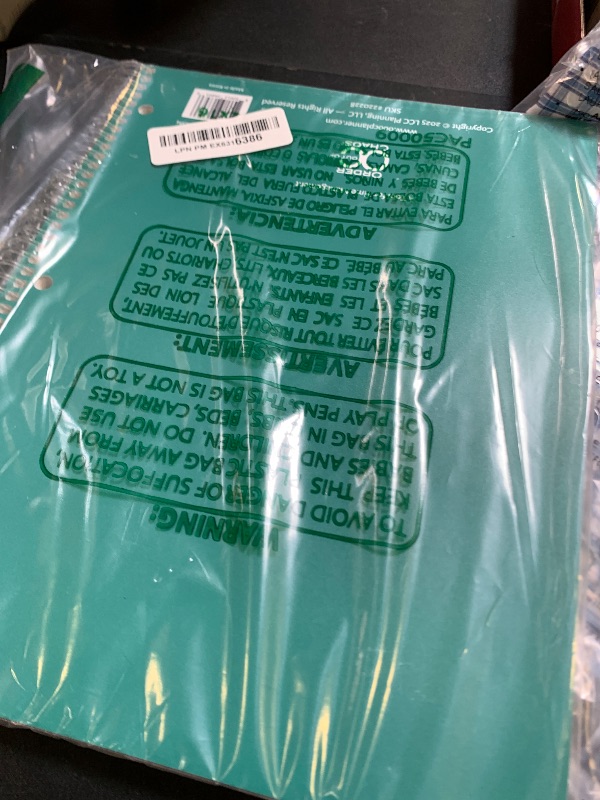 Photo 1 of Order Out Of Chaos Academic Planner 2025-2026 Daily Weekly and Monthly Calendar, School Agenda Book, July 2025-June 2026 planner 8.5 x 11 Homework Organizer (Green Apple)
