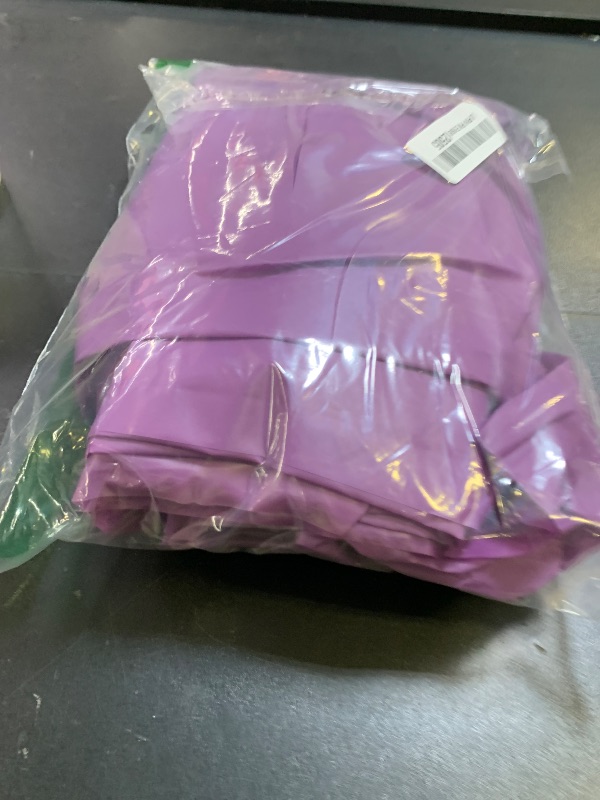 Photo 1 of TIKABC Shower Curtain Liner, Purple Lightweight Shower Curtain Liners, Plastic Shower Curtains, 72x72 inch PEVA Shower Liner with 12 Grommet Holes and Magnetic Weights