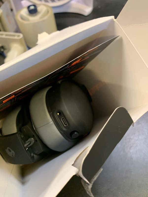 Photo 1 of Skullcandy Crusher Evo Over-Ear Wireless Headphones with Sensory Bass, 40 Hr Battery, Microphone, Works with iPhone Android and Bluetooth Devices, Asphalt