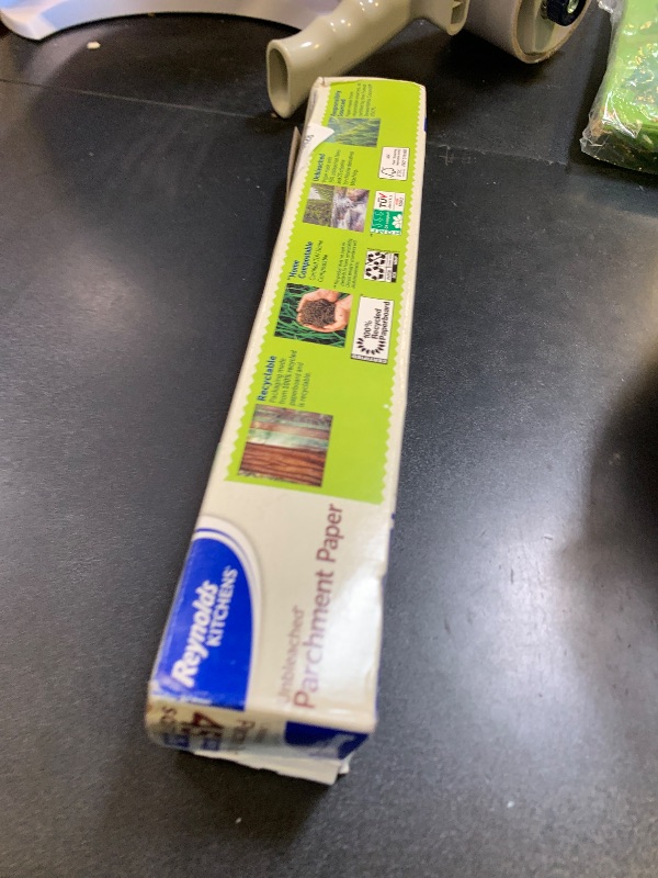 Photo 1 of Reynolds Kitchens Unbleached Parchment Paper Roll, Non Stick Parchment Paper for Cooking and Baking, Oven Safe up to 425 Degrees, Chlorine-Free, 45 Feet x 12 Inches, 45 Total Sq. Ft.