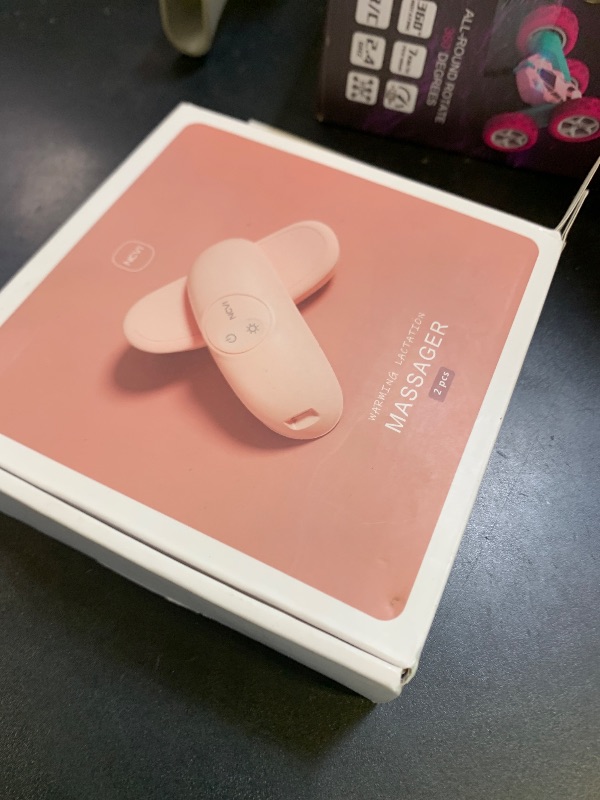 Photo 1 of NCVI Warming Lactation Massager 2-in-1, Breast Massager for Breastfeeding, 2 Pack, Heat & Vibration for Clogged Ducts, Engorgement, Improve Milk Flow, Pumping and Breastfeeding Essential