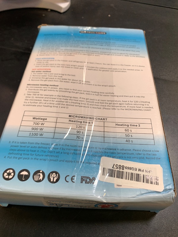 Photo 1 of Koo-Care Large Flexible Gel Ice Pack & Wrap with Straps for Hot Cold Therapy - Pain Relief for Shoulder Rotator Cuff, Back, Hip, Knee Replacement Surgery, Shin Splint Injuries Reusable - 11" x 14"