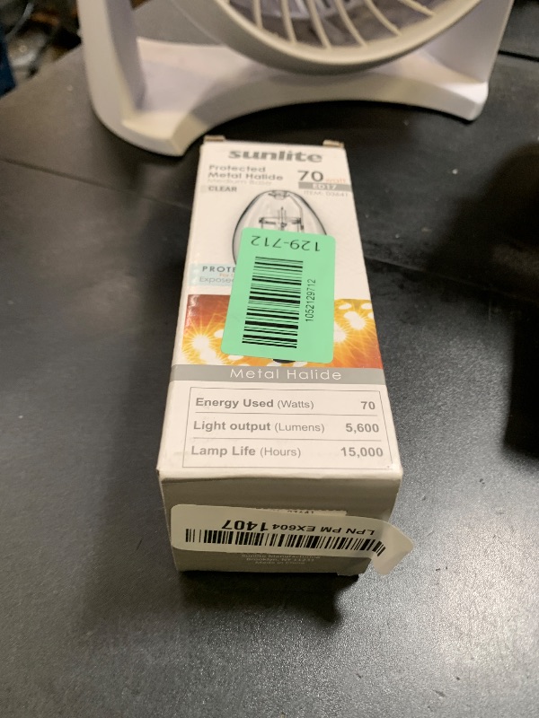 Photo 1 of Sunlite MP70/U/MED/PS 03641-SU 70-watt Protected Metal Halide Bulb, Medium Base, Clear