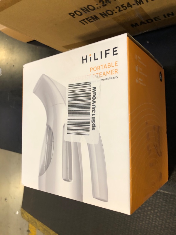 Photo 1 of HiLIFE Steamer for Clothes, Portable Handheld Design, 240ml Big Capacity, 700W, Strong Penetrating Steam, Removes Wrinkle, for Home, Office(ONLY FOR 120V)-Black