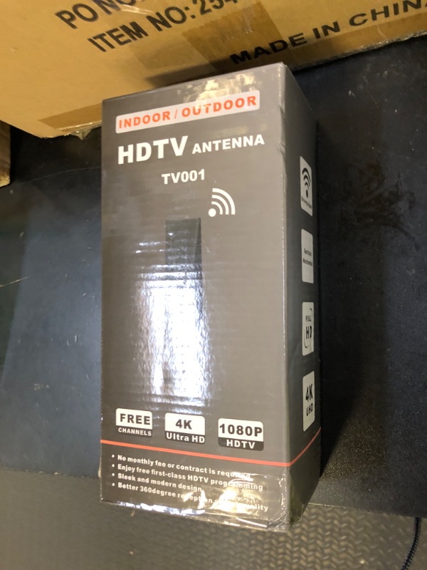 Photo 1 of 2025 Antenna for Smart TV for Local Channels,TV Antenna Indoor for Long Range Reception, Digital Antenna for Easy Installation and All Smart/Old TVs, Supports 4K 1080P HD VHF UHF