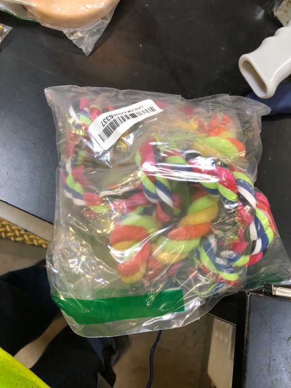 Photo 1 of Eefitoys Heavy Duty Dog Rope Toys for Aggressive Chewers, Tough Tug of War Dog Toys for Large, Medium & Small Dogs – 5 Pack Including 2 Ropes & 3 Supplies
