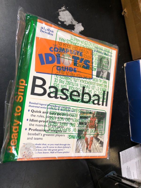Photo 1 of Complete Idiot's Guide to Baseball (The Complete Idiot's Guide)