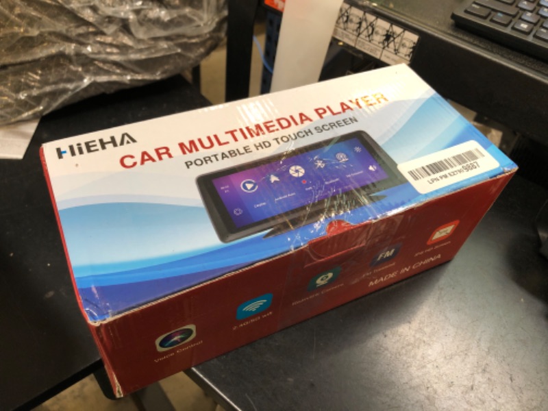Photo 1 of Apenet Wireless CarPlay Screen with 2K Dash Cam, 8.1" Portable Touchscreen Car Stereo with CarPlay & Android Auto, 1080P Backup Camera, Voice Control, Bluetooth, Mirror Link, GPS Navigation