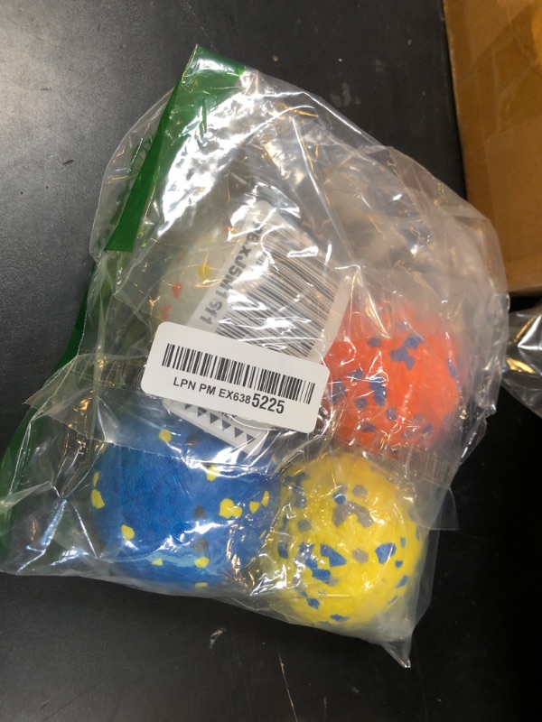 Photo 1 of HSIGIO Dog Balls Tennis Ball Toys 4Pack 3''Dog Toys for Aggressive Chewers Indestructible Durable Teething Chew Bouncy Safe Balls Dogs Floating for Water Toy Fetch Pet Ball for Large Medium Dogs