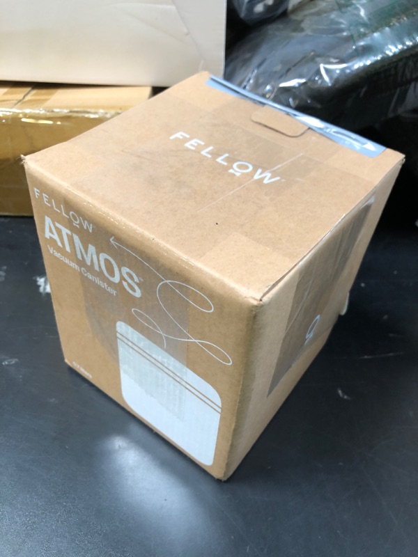 Photo 1 of Fellow Atmos Vacuum Coffee Canister & Food Storage Container - 0.7 Liter Canister holds up to 11 oz of Coffee Beans - Airtight Food Storage Containers - Containers - 0.7 Liter - Matte White