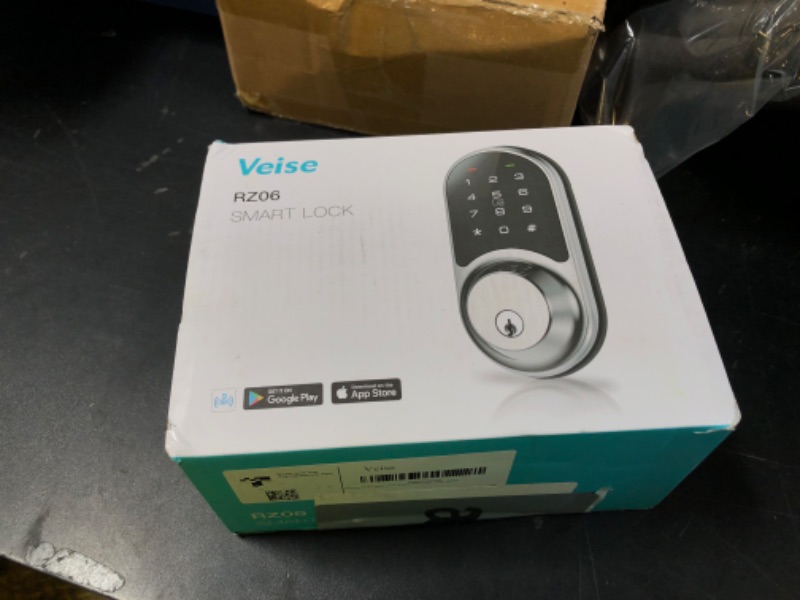 Photo 1 of Veise RZ06 Smart Lock for Front Door with App Control, Keyless Entry, Electronic Digital Deadbolt with Touchscreen Keypad Set, Smart Deadbolt, Auto Lock, Easy Installation, Satin Nickel