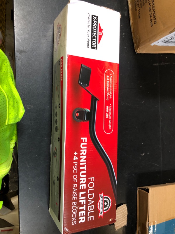 Photo 1 of X-Protector Furniture Lifter Tool - Premium Furniture Jack Lifting Tool to Lift Furniture Easily - Appliance Lifter with 4.3" Adjustable Height - Ideal Jack to Lift Furniture Easily with No Effort