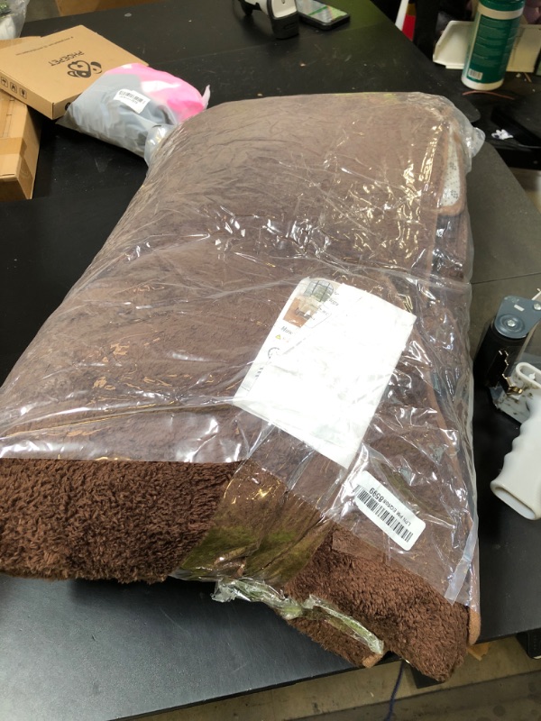 Photo 1 of DweIke Modern Area Rugs for Living Room Bedroom, 5x7 Brown Thickened Memory-Foam Throw Carpet, Super Soft Kids Boys Girls Rug, Non-Slip and Washable Carpets for Dorm Nursery Classroom Decor