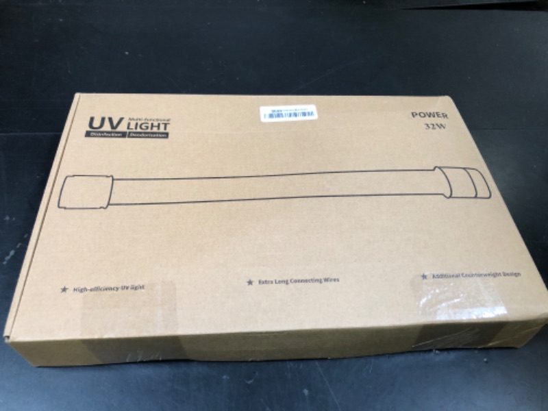 Photo 1 of 32W Aquarium UV Light for 100-2000 Gallon, UV Pond Water Clarifier for Koi Pond, Swimming Pool, Spa, Large Fish Tank, Cold Plunge UV Light for Pond Algae Control
