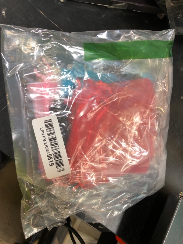 Photo 1 of Tojwi 50pcs Organza Bags-Mix Color 3.54''x4.33''(9x11cm) Satin Drawstring Organza Pouch Wedding Party Favor Gift Bag Jewelry Watch Bags