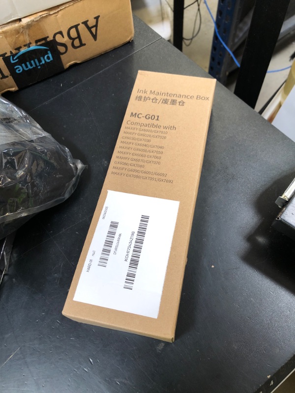 Photo 1 of KSUMEI MC-G01 Maintenance Cartridge Tank MCG01 Waste Ink Collection Box Replacement for Canon MAXIFY GX6020 GX6021 G6091 G6092 GX7020 GX7021 GX7080 GX7090 GX7091 GX7092 Printer