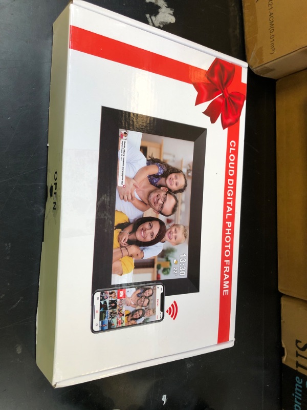 Photo 1 of Frameo 10.1 Inch Smart WiFi Digital Photo Frame,Digital Picture Frame Wi-Fi with 32GB Storage & SD Slot, Electronic Picture Frame IPS Touch Screen with Auto-Rotate, Frameo Digital Frame WiFi -White