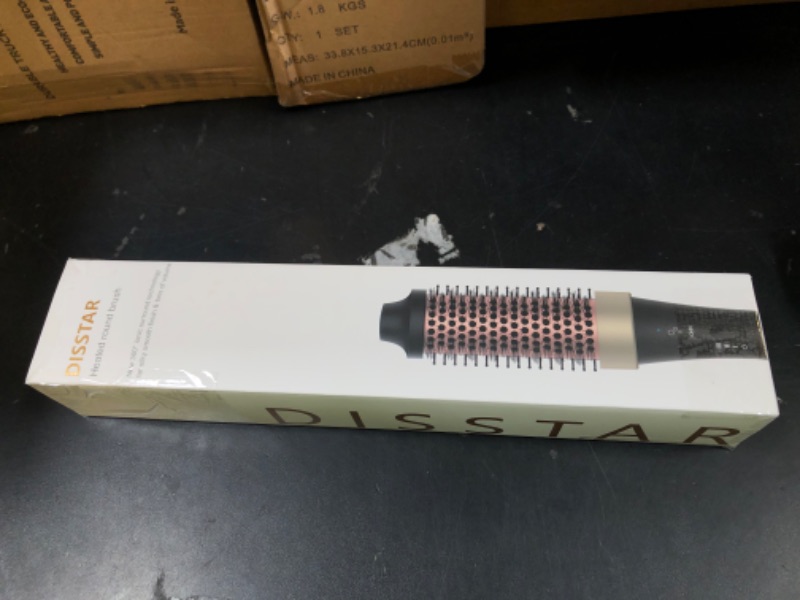 Photo 1 of Ionic Thermal Brush Blowout Hot Brush 1.5 Inch Heat Hair Curling Brush 30s Fast Heated Round Brush Hair Styling Brush Dual Voltage Hot Curling Iron Brush for Easy Blowouts Styling