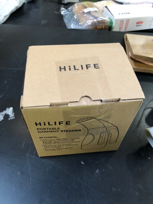 Photo 1 of HiLIFE Steamer for Clothes, Portable Handheld Design, 240ml Big Capacity, 700W, Strong Penetrating Steam, Removes Wrinkle, for Home, Office(ONLY FOR 120V)