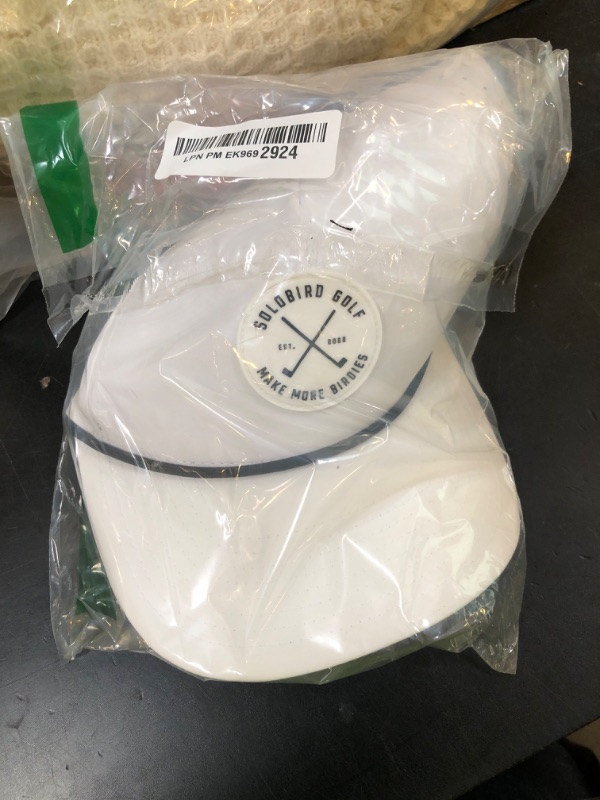 Photo 1 of Golf Hat for Men - Golf Snapback - Fun Hat for Golfing - Rope Golf Hat for Men and Women - Make More Birdies White