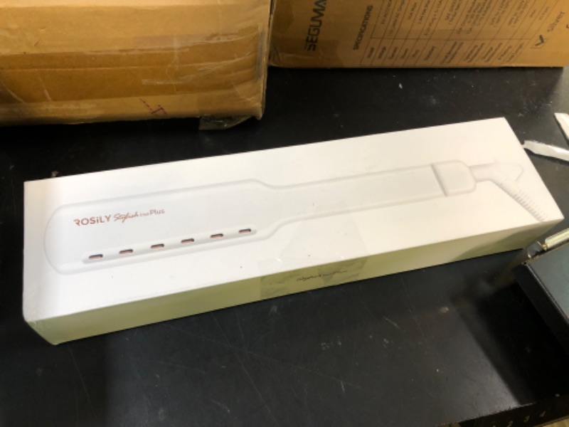 Photo 1 of ROSILY Nano Titanium Flat Iron | 1.75 Inch Wide Hair Straightener, Dual Voltage 100-240V, Adjustable Temperature Suitable for All Hair Type, Instant Heat Up