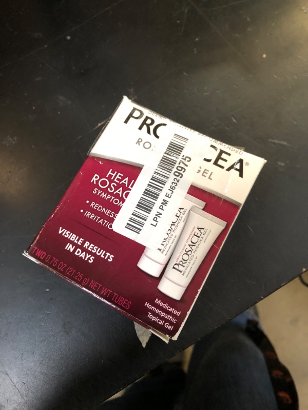 Photo 1 of Prosacea - Medicated Rosacea Treatment for Face - Heals Rosacea Symptoms of Redness, Pimples and Irritation - Fragrance Free - Twin Pack - Two 0.75oz Tubes (1.5oz Total)