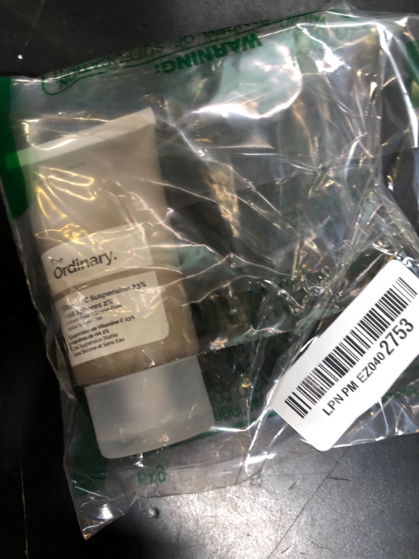 Photo 1 of The Ordinary Vitamin C Suspension 23% + Hyaluronic Acid Spheres 2%, Serum with Pure L-Ascorbic Acid, 1 Fl Oz