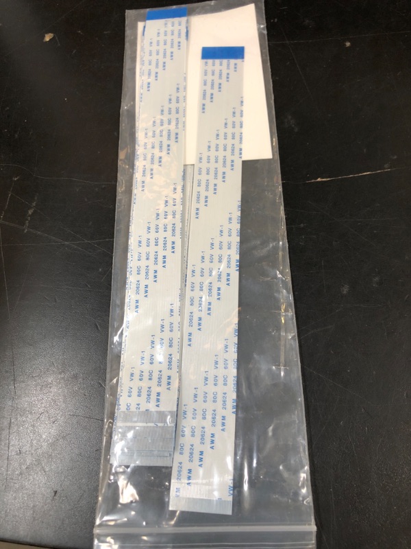Photo 1 of Lind Kitchen 20PCS 0.5mm Pitch 40 Pin Flexible Flat Ribbon Cable for LCD TV Car Audio DVD Player Laptop (200mm Length)
