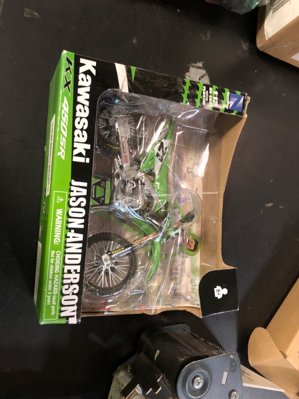 Photo 1 of NewRay Toys Kawasaki Race Team Bike Replica Jason Anderson, 1:12 Scale, Kids, Gifts, Birthdays