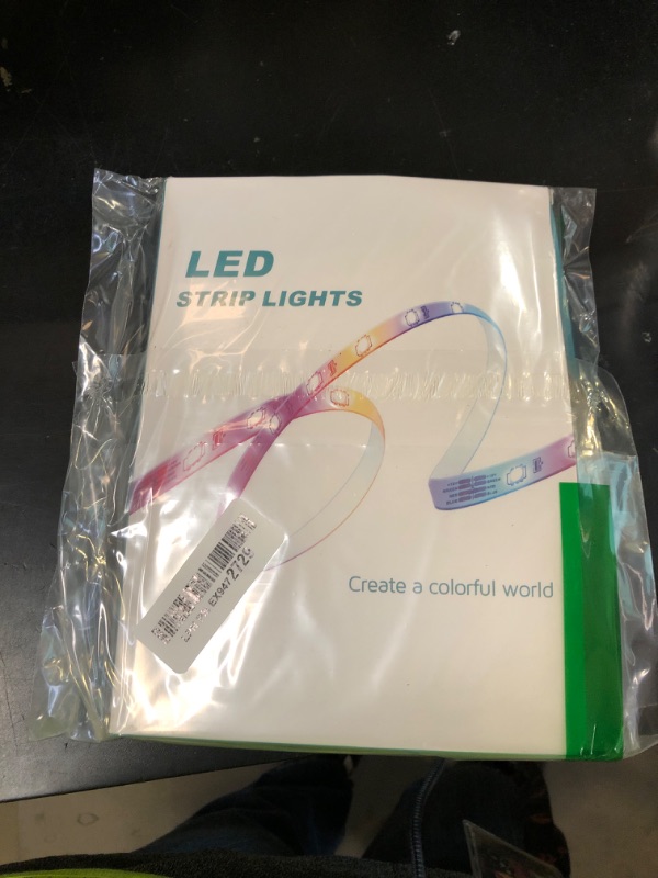 Photo 1 of 100ft Led Strip Lights,Long Smart Led Light Strips Music Sync 5050 RGB Color Changing Rope Lights,Bluetooth APP/IR Remote/Switch Box Control Led Lights for Bedroom,Home Decoration,Party,Festival