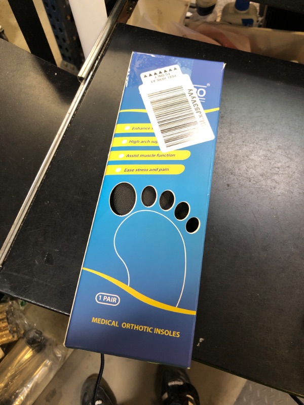 Photo 1 of Plantar Fasciitis Feet Insoles Arch Supports Orthotics Inserts Relieve Flat Feet, High Arch (Mens 8-8 1/2 | Womens 10-10 1/2)