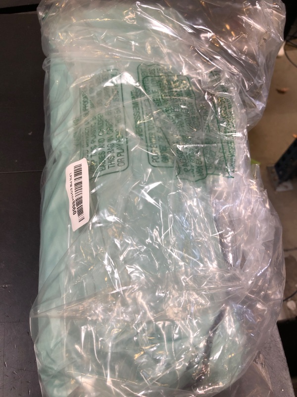 Photo 1 of WhiteFang Beach Tent Anti-UV Portable Sun Shade Shelter for 3 Person, Extendable Floor with 3 Ventilating Mesh Windows Plus Carrying Bag, Stakes and Guy Lines (Mint Green)