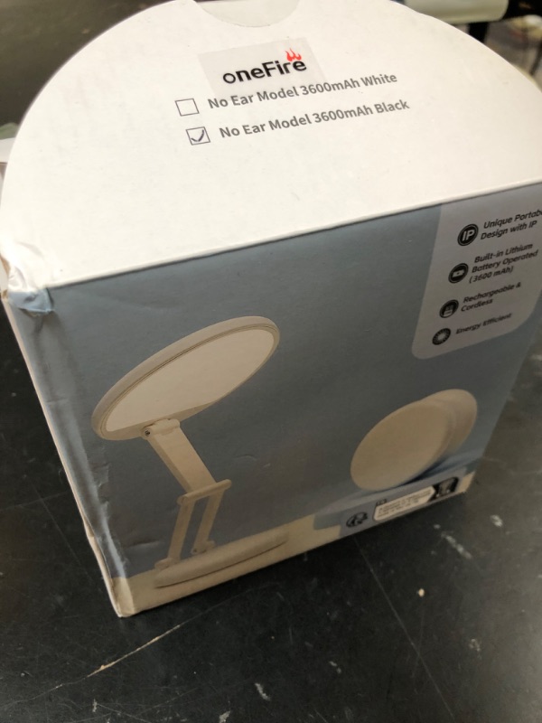 Photo 1 of One Fire Battery Operated Lamp, 3600mAh Cordless Lamps Rechargeable Cordless Table Lamp,10 Brightness Rechargeable Lamps Table Lamp, Wireless Battery Lamp Portable Light