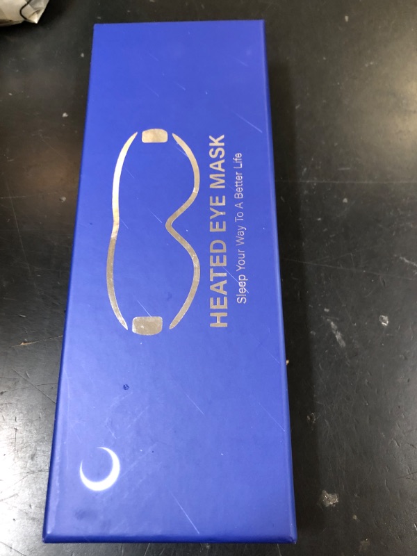 Photo 1 of Heated Eye Mask, Dry Eye Mask Heat Eye Compress with Flaxseed, Warm Eye Compress Heating Pad with Temperature Timer Control for Sleep, Blepharitis, Dark Circles, MGD, Puffy Eyes