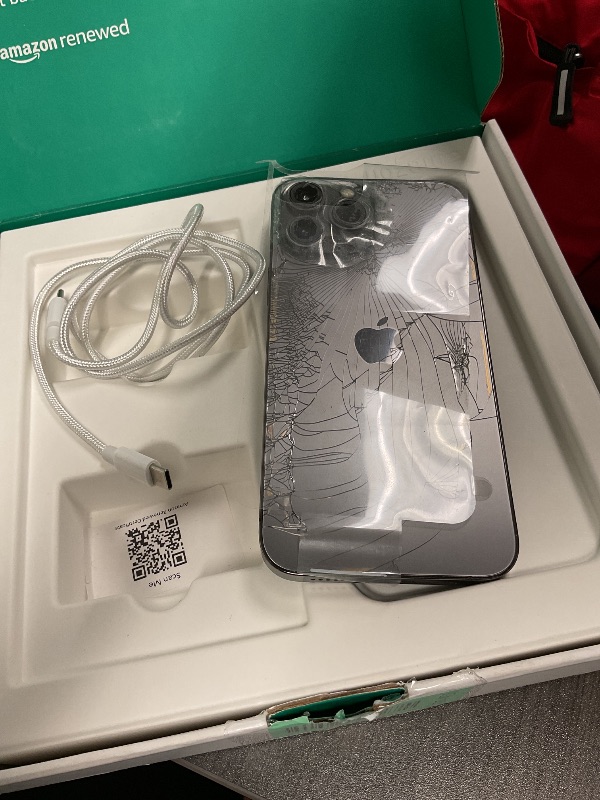 Photo 1 of Apple iPhone 15 Pro Max, 256GB, Natural Titanium - LOCKED (Renewed Premium)