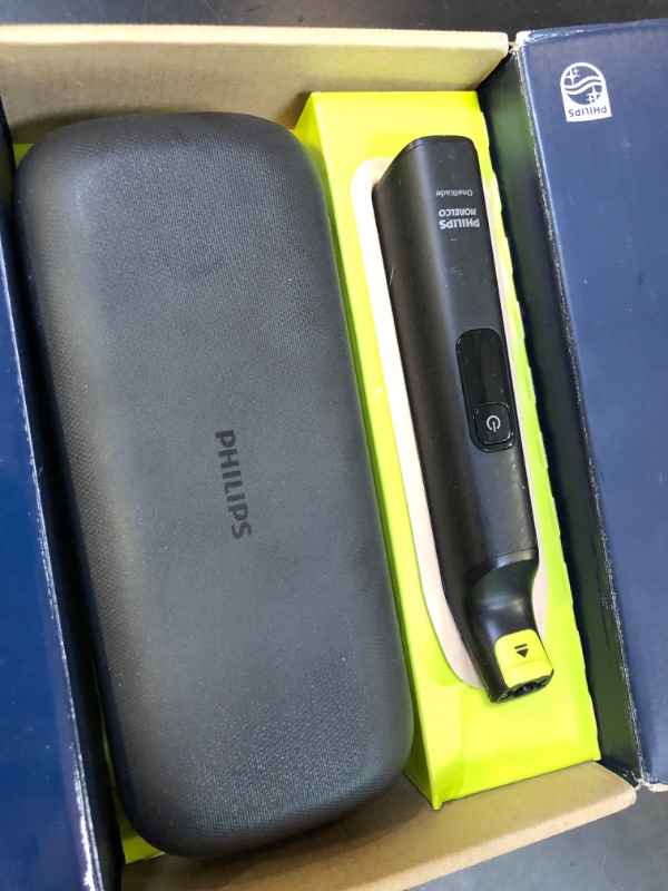 Photo 1 of Norelco Philips OneBlade 360 Pro Face + Body, Hybrid Electric Beard Trimmer, Shaver and Bodygroomer, with 360 Blade Technology, Model QP6552/90