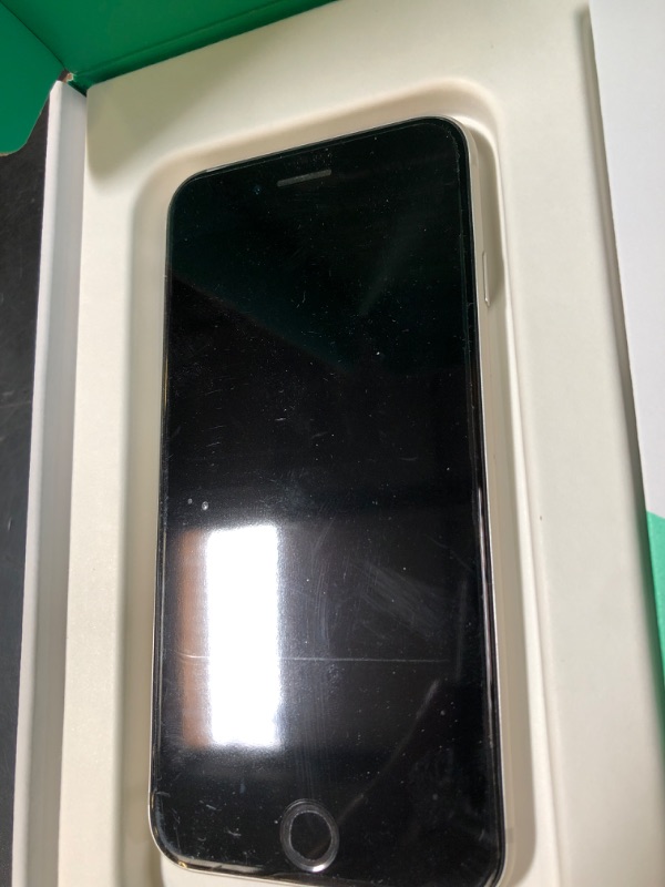 Photo 1 of Apple iPhone SE 3rd Gen, 128GB, Starlight - Unlocked (Renewed Premium)