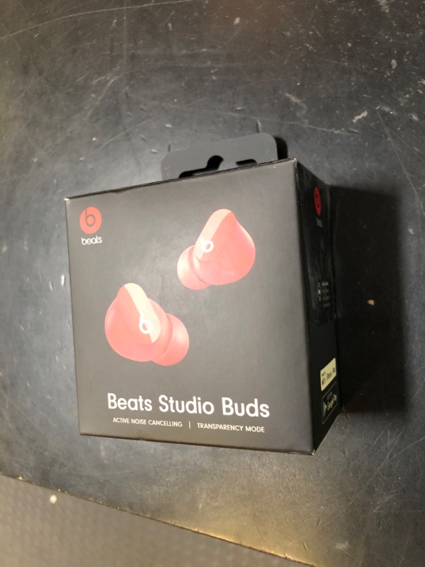 Photo 1 of Beats Studio Buds - True Wireless Noise Cancelling Earbuds - Compatible with Apple & Android, Built-in Microphone, IPX4 Rating, Sweat Resistant Earphones, Class 1 Bluetooth Headphones - Red