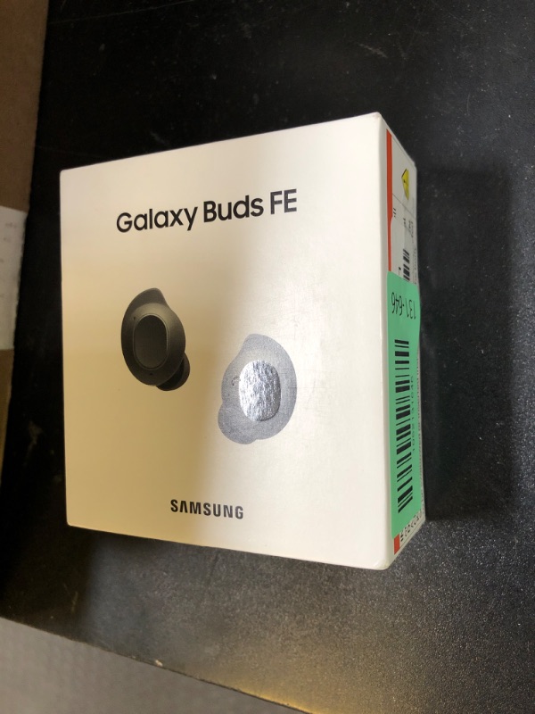 Photo 1 of Samsung Galaxy Buds FE True Wireless Bluetooth Earbuds, Comfort and Secure in Ear Fit, Auto Switch Audio, Touch Control, Built-in Voice Assistant, Graphite [US Version, 1Yr Manufacturer Warranty]