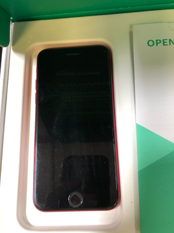 Photo 1 of Apple iPhone SE (2nd Generation), 64GB, Red, Unlocked (Renewed Premium)