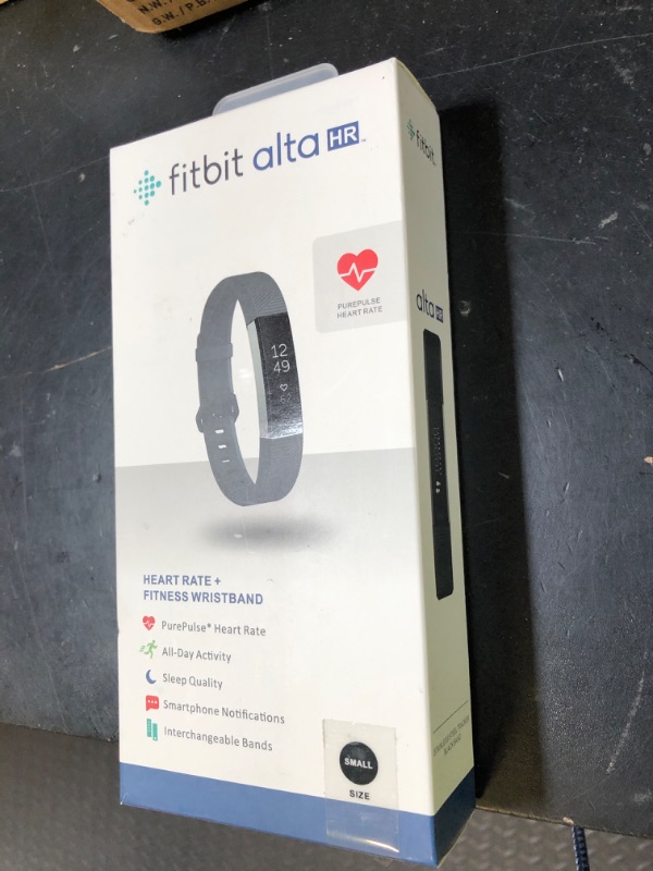 Photo 1 of Fitbit Alta HR, Black, Small (US Version)
